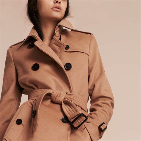 burberry women's camel wool coat|burberry wool coat women's sale.